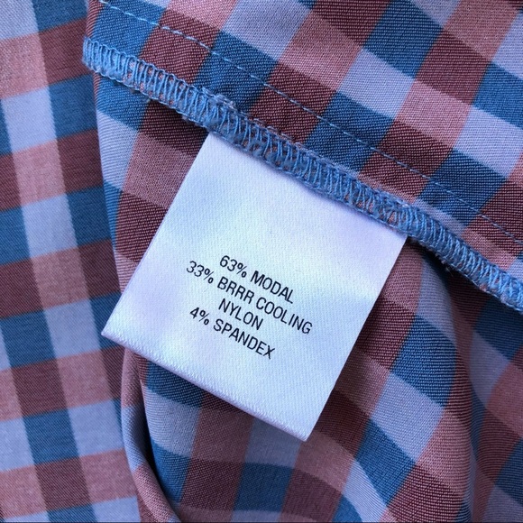 ARGENT Gathered Front Check Tank Top - Picture 6 of 6